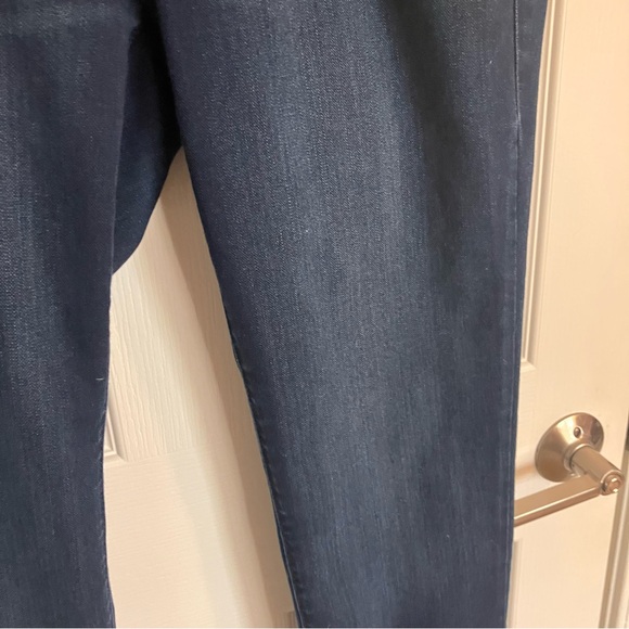 Cabi 514 Blue Moon Indie Straight Leg Denim Five Pocket Zipper Front Jeans Sz 12 - Picture 6 of 15